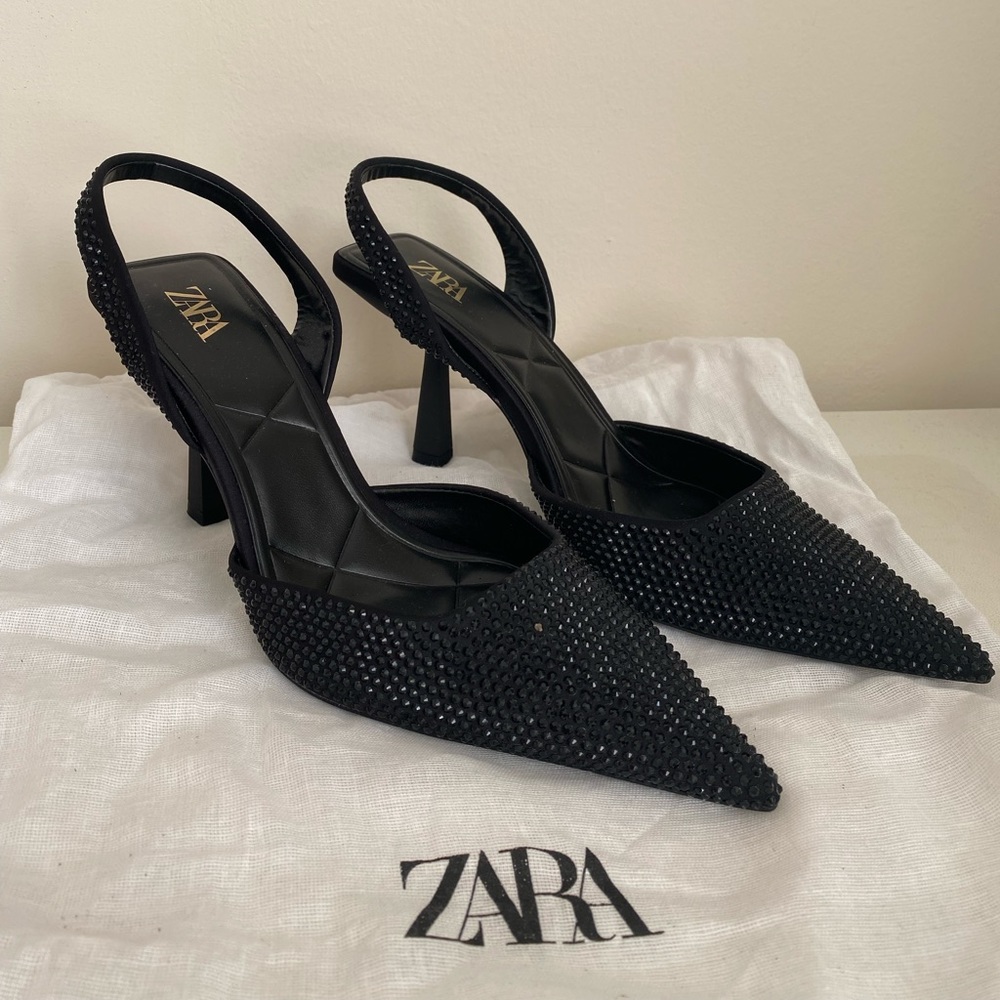ZARA Black Heel Shoes